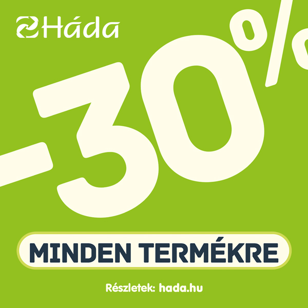 Háda: 30% kedvezmény
