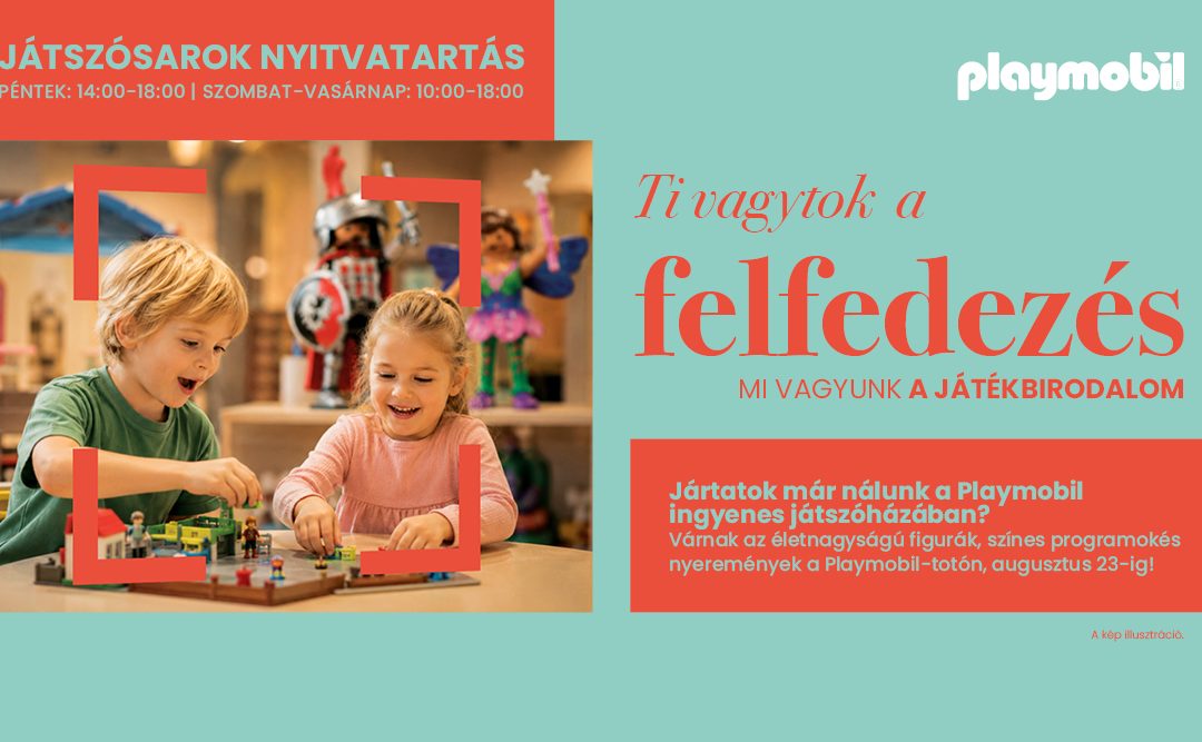 Playmobil Roadshow a Nyír Plazában